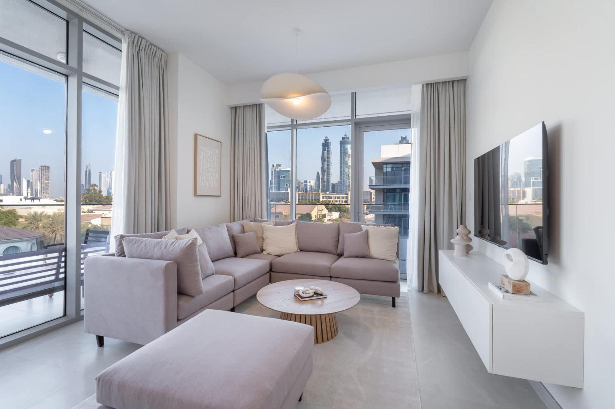 Full Burj Khalifa View In 3 Bedroom Apartment In Canal Front 1 That Sleeps 6 Dubaj Kültér fotó